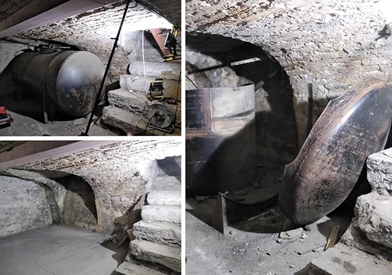Découpe de cuve a fioul à Tigy